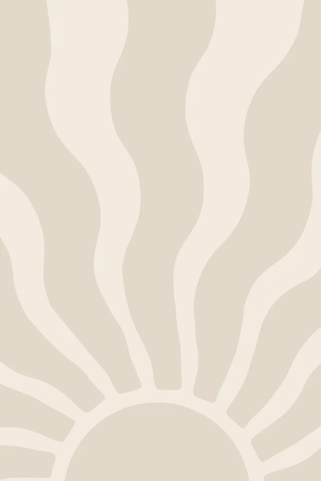 Abstracte Zon in Boog