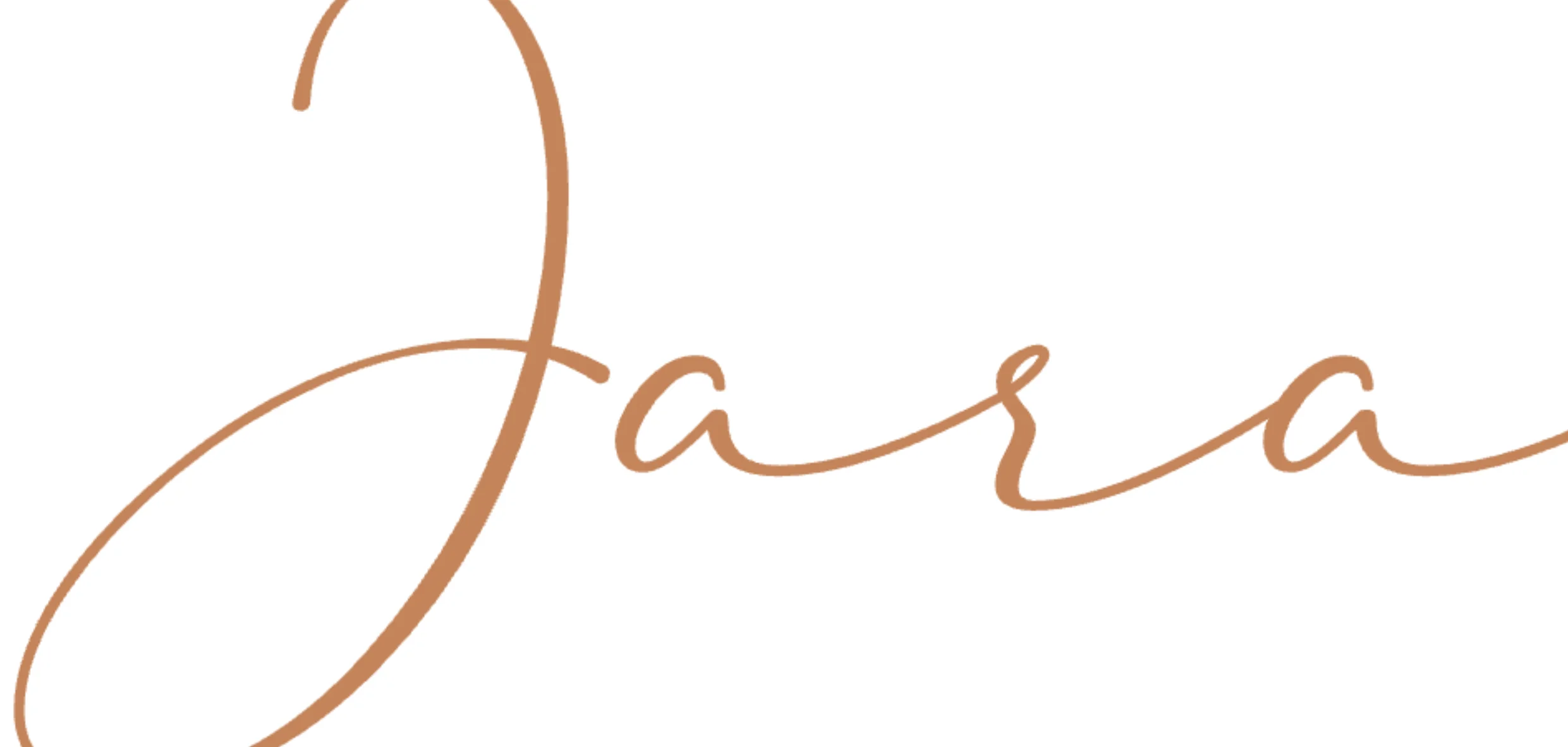 Elegante handgeschreven naam