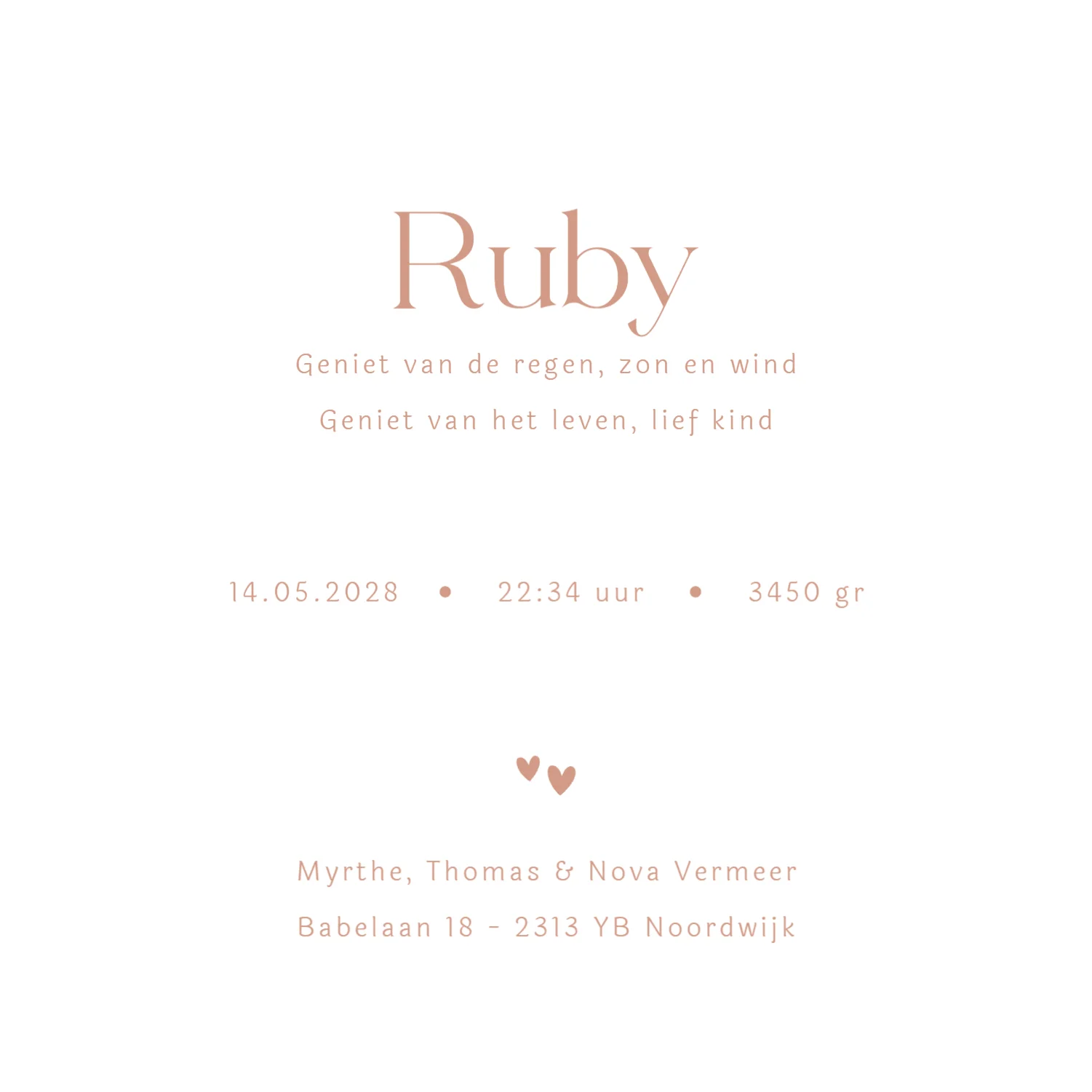 Initiaal R met Ruby - Terug