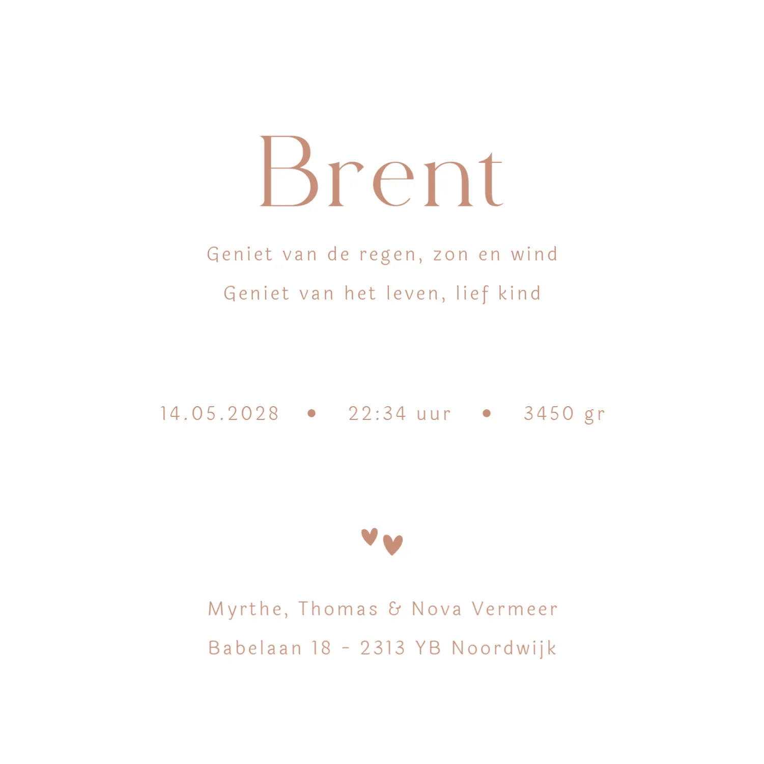Grote Letter B Brent binnenkant