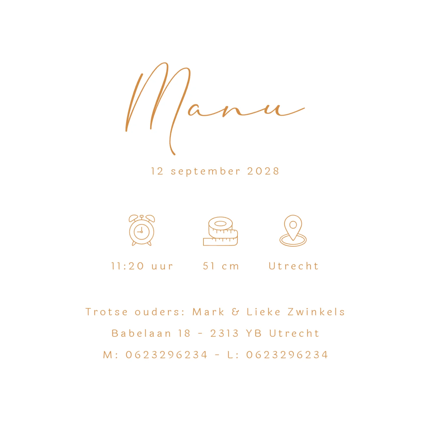 Hello met Abstracte Vormen binnenkant