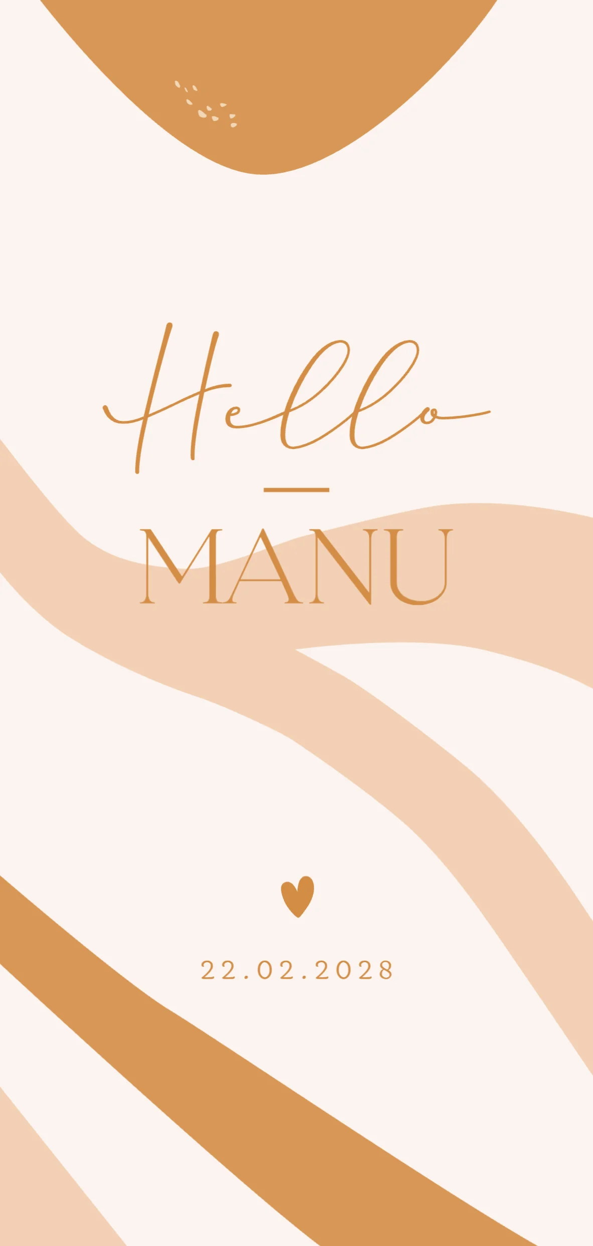 Hello met Abstracte Vormen