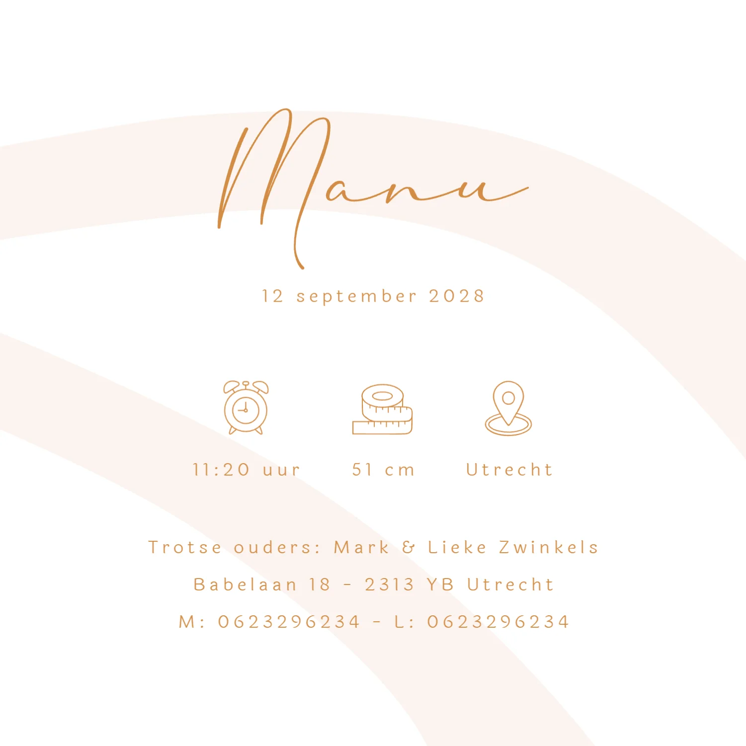 Hello met Abstracte Vormen - Terug