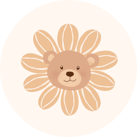 Beertje met Bloemblaadjes Krans