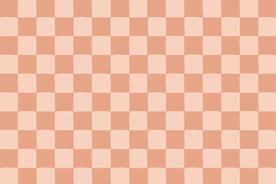 Nora Geblokt Roze Frame