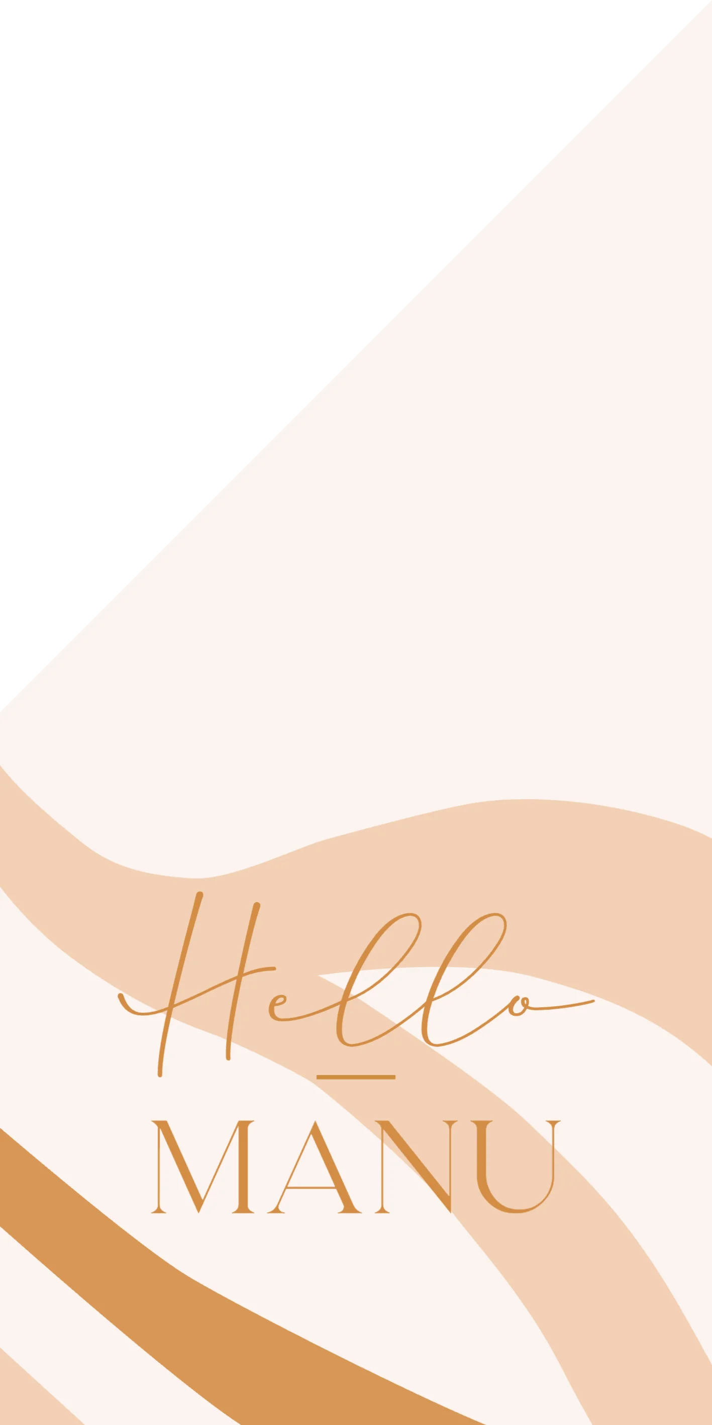 Hello met Abstracte Vormen