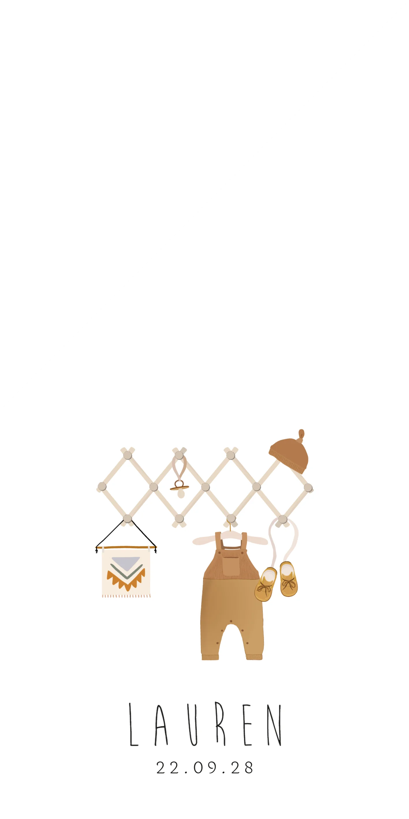 Kleertjes op Harmonica Kledingrekje