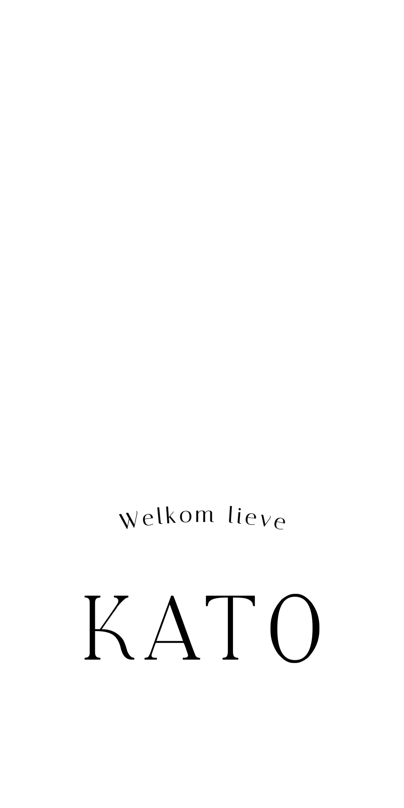 Minimalistisch geboortekaartje