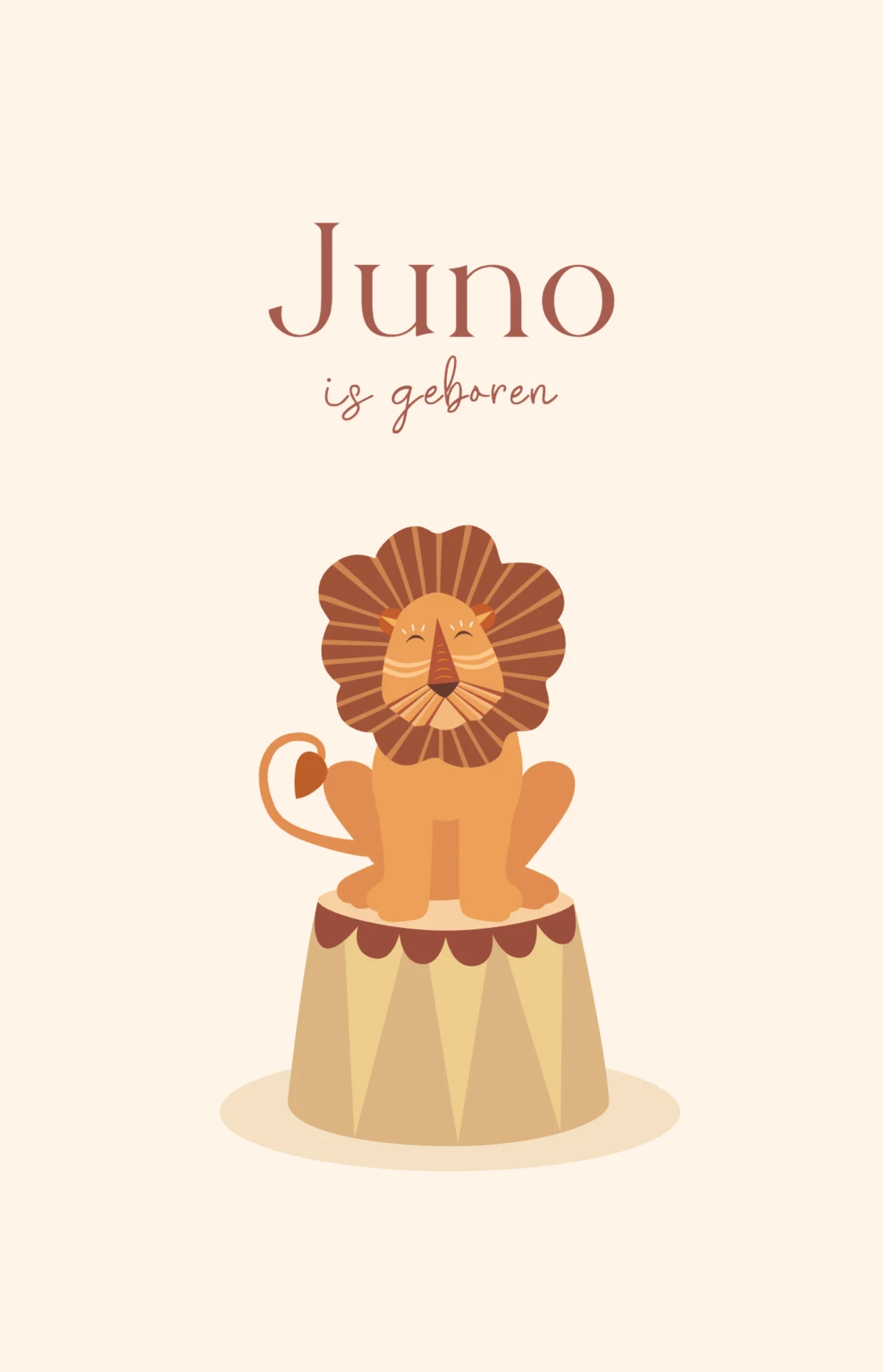 Leeuw met groen bolletjeskader