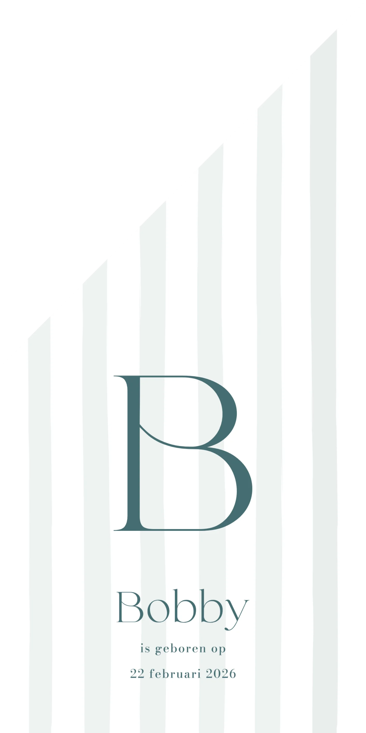 Initiaal voor een jongen