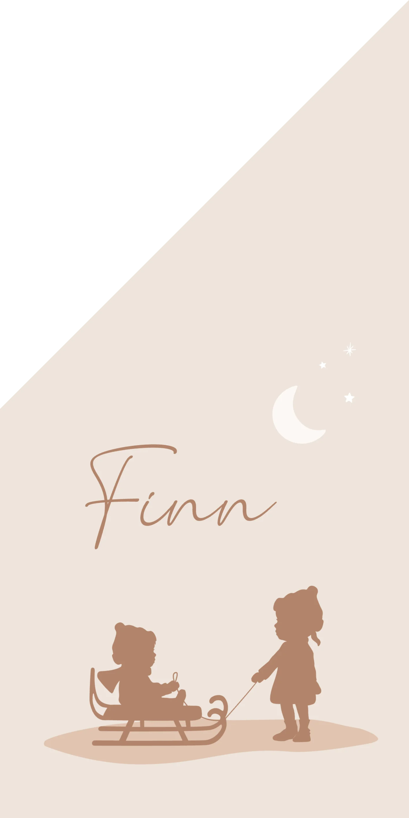 Silhouetjes met slee