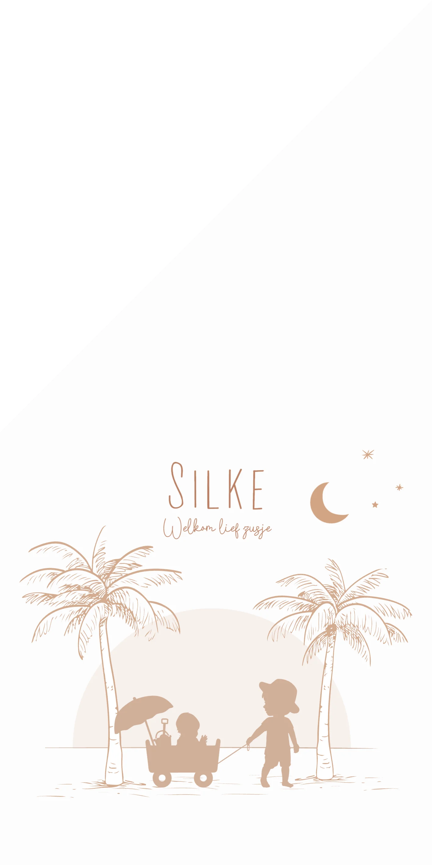 Silhouetjes met bolderkar