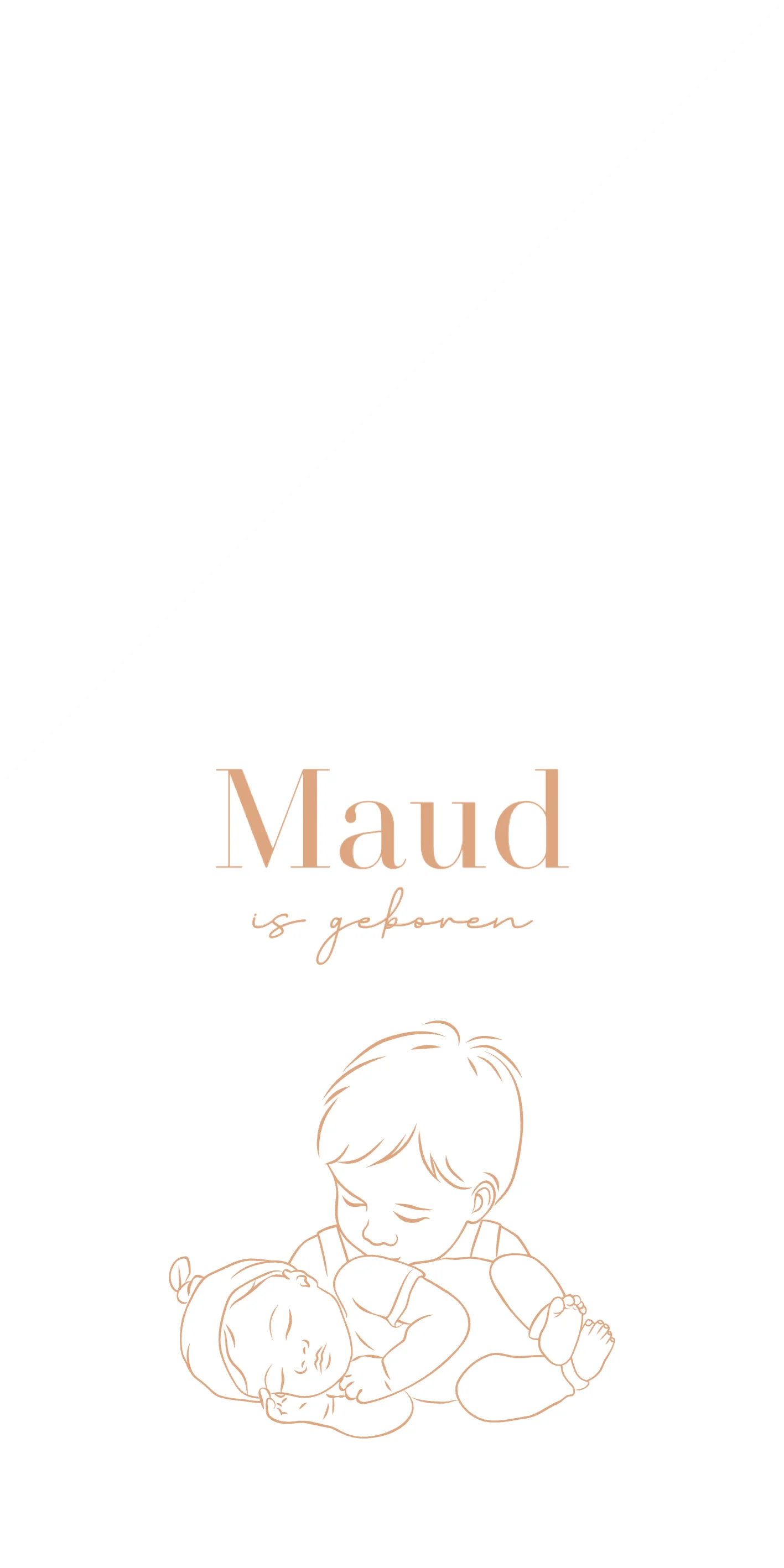 Broertje met slapende baby