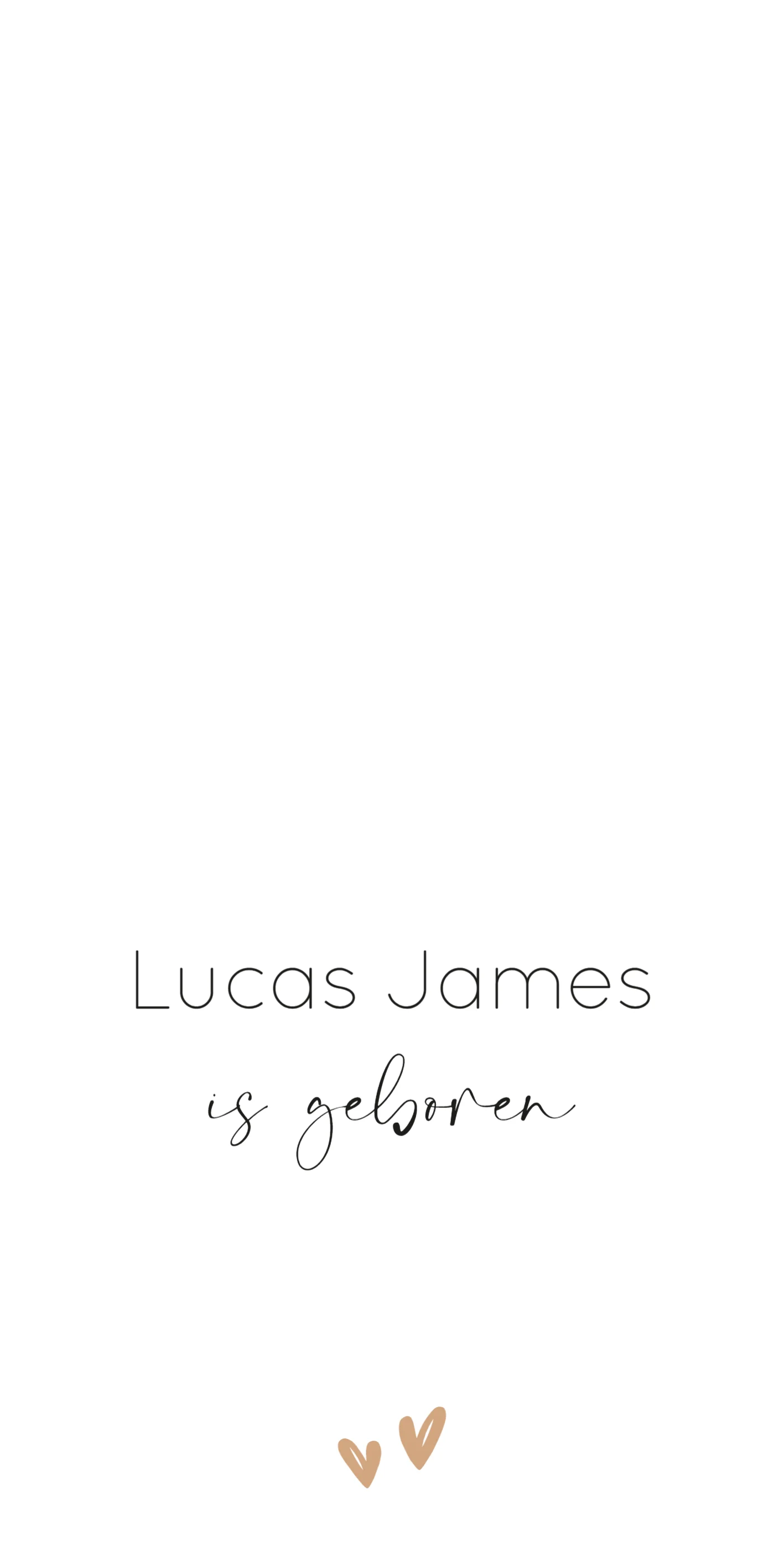 Geboortekaartje met foto